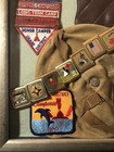 1969 1970 Boy Scout Framed Memorabilia Slide Badges Patches Insignia Camping