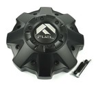 4x New Fuel Off-road Matte Black 5   6 Lug Bolt On Wheel Center Caps 1002-48br
