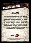 2018 Topps Walking Dead Season 8 Part 1 Character Card  c-8 Rosita