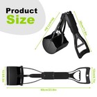 24   Pooper Scooper Dog Cat Waste Clean Pet Scoop Animal Pick Up Jumbo Black