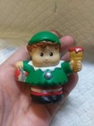 Fisher Price Little People Christmas Sleigh  Reindeer  Santa  Elf    Puppy Gift