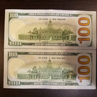 2   100 Dollar Bill  United States Real Money Cash Us Currency Note