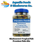 45  Blackworm   Tropical Fish Flakes  All Tropicals  Discus  Cichlids  Af Jar