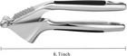 Garlic Press Easy To Squeeze And Clean  Zinc Alloy Garlic Mincer   Crusher With 