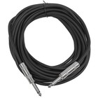Seismic Audio New 8 Pack Black 1 4  Ts 25  Patch Cables - Guitar - Instrument
