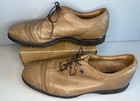 Footjoy    icon Black    Tan Leather Cap Toe Golf Shoes Mens Size 10 5 52075
