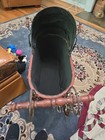 Antique Victorian Baby Doll Carrage stroller  Wood_metal  Wicker 