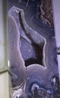 Polished Agate Druzy Geode Crystal Tower Point Display Specimen  12 In Tall