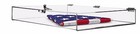 Locking Case 24  X 18  X 3 75  Display Box Clear Acrylic Hinged Tray