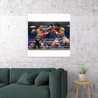 280821 Manny Pacquiao Vs Juan Manuel Marquez Boxing Cloth Print Poster