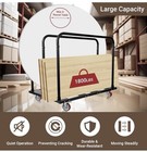 Folding Table panel tv Heavy Duty Dolly W  5  Pu Swivel Wheels 1800lbs  Capacity