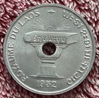 Laos 1952 50 Cents High Grade Uncirculated Dg3