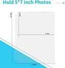30 Pack Photo Sleeves For 3 Ring Binder 5x7 Archival Pages Protectors Pockets 