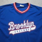 Brooklyn Cyclones Jersey Shirt Mens Xl Blue Baseball Number 11 Stadium Giveaway