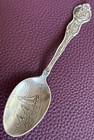 Sailboats Beaufort North Carolina Logger Eagle 5 5  Sterling Souvenir Spoon 19g 