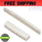 6 String Acoustic Guitar Bone Bridge Saddle And Nut Made Of Real Bone For Acoust