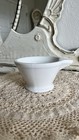 Antique White Ironstone Apothecary Mortar Pour Spout Pharmacy Chemist Bowl 5   