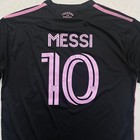 Adidas Inter Miami Jersey Mens Large Black Mls Soccer Lionel Messi Freedom Dream