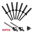 50pcs - Tri-fold Marine Decorative Pop Rivets With Waterproof O Rings For Boat