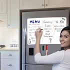 Magnetic Dry Erase Board Fridge White Board Sheet 20 X13 Inch  Flexible Large Re