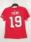 Reebok Nhl Adult Men s Size Large Solid Red Graphic Print Short Sleeve T-shirt
