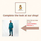 Player Numbered T-shirt Unisex Cosplay Outfit Halloween Costume