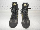 2018 Adidas Da9897 Box Hog Plus Mens Usa 8 Black   Matte Gold Boxing Shoes    
