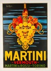 Martini   Rossi Vermouth By Marco Original 1960s Italian Vintage Poster