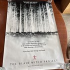 Blair Witch Project Movie Poster 1999 Original 2-sided - Rolled Near Mint - Vtg