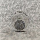 Vintage Industrial Glass Canister Reservoir W  Metal Cradle Stand Swivel Vented