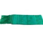 Shawl Womans Emerald Gorgeous Mexican Hand Tied Tassels Light Weight And Strong 