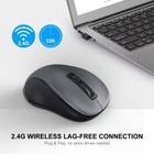 Portable Wireless Mouse 2 4ghz Silent With Usb Receiver Optical Usb Mouse