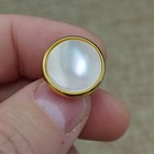 Mens Mother Of Pearl Cufflinks Studs Tuxedo Button Set Wedding Party Dress Vtg
