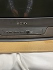 Sony Trinitron Kv-27ts36 27  Crt Tv Gray W  Remote S-video Composite 1993