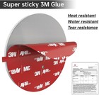 2 Pack Shower Curtain Rod Holder 3m Adhesive Waterproof 60 Lbs   Nickel