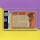 Original 1966 Topps Batman Black Bat Trading Card  40 Psa 8