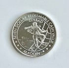 Aladdin Hotel Casino Las Vegas  7 Casino Gaming Token  999 Silver