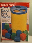 Fisher Price Baby s First Blocks Vintage Shape Building New Sealed Classic Toy