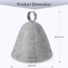 2 Pack Sauna Hat  Wool Felt Sauna Cap Russian Banya Cap Unisex Sauna Hat For    