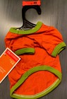 Dog Cat Pet Pumpkin Halloween Shirt Costume  Xs Small New With Tags