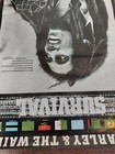 Vintage Bob Marley And Wailers Survival Poster Promo Tuff Gong Used 23 75 X 37