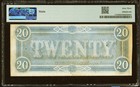 T-67  20 1864 Confederate States Currency Banknote Civil War Confederacy Pmg 63