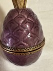 Vintage Evans Pineapple Lighter Purple Enamel Rare Color Working Condition