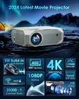 4k Projector With Wifi And Bluetooth  20000l Native 1080p Outdoor Portable Movie