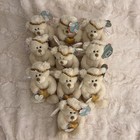 10 Vintage First   Main Lil Bless You Mini Angel Bear Huggum Plush With Wings 
