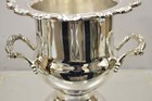 Amna Vintage New Silver Plated Trophy Cup Urn Champagne Wine Chiller Ice Bucket