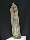 Smokey Quartz Tower Clear Point Crystal Large Big Tall Gemstone Wand Chakra