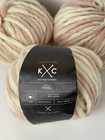 K c Yarn 100  Wool Premium Yarn  6 Super Bulky - Knit And Crochet 3 Piece Lot