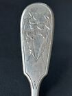 Antique 1892 Imperial Russian 84 Silver Strainer Spoon Moscow Assay s Mark