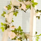 2 Silk 7 Ft Artificial Rose Flowers Hanging Garlands Wire Vines Party Wedding